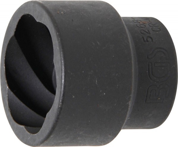 BGS - Spiral-Profil-Steckschlüssel-Einsatz / Schraubenausdreher SW 36 mm, 20 mm (3/4') Antrieb Innenvierkant