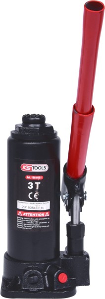 KS Tools - Hydraulischer Flaschenwagenheber, 3 t