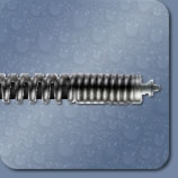 Rohrreinigungsspirale Standard mit Kern schwarz, 22 mm x 4 Meter lang, Drahtstärke 4,5 mm