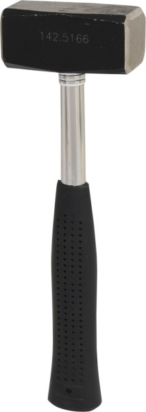 KS Tools - Fäustel mit Stahlrohr-Stiel und Kunststoffgriff, 1250g