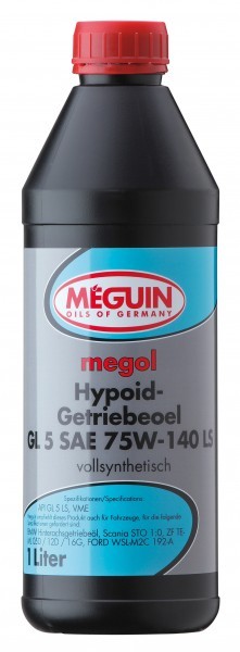 Meguin - megol Hypoid-Getriebeoel GL 5 SAE 75W-140 LS, 6x1 Liter