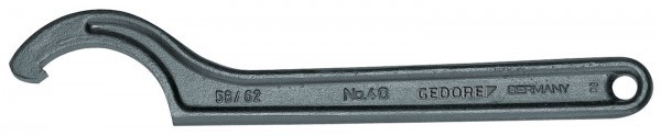 Gedore - Hakenschlüssel, DIN 1810 Form A, 205-220 mm