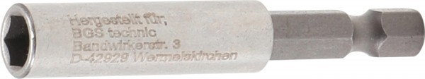 BGS - Magnetischer Bithalter, extra stark Abtrieb Außensechskant 6,3 mm (1/4') 60 mm