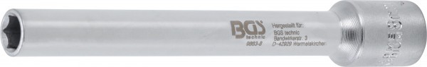 BGS - Steckschlüssel-Einsatz 8 mm, 10 mm (3/8') Antrieb Innenvierkant, Sechskant, extra tief