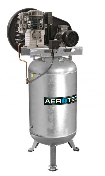 Kompressoranlage 710 l/min, 10 bar, 400V, 270l, N65-270 Z PRO AD2000, verzinkt - AeroTec